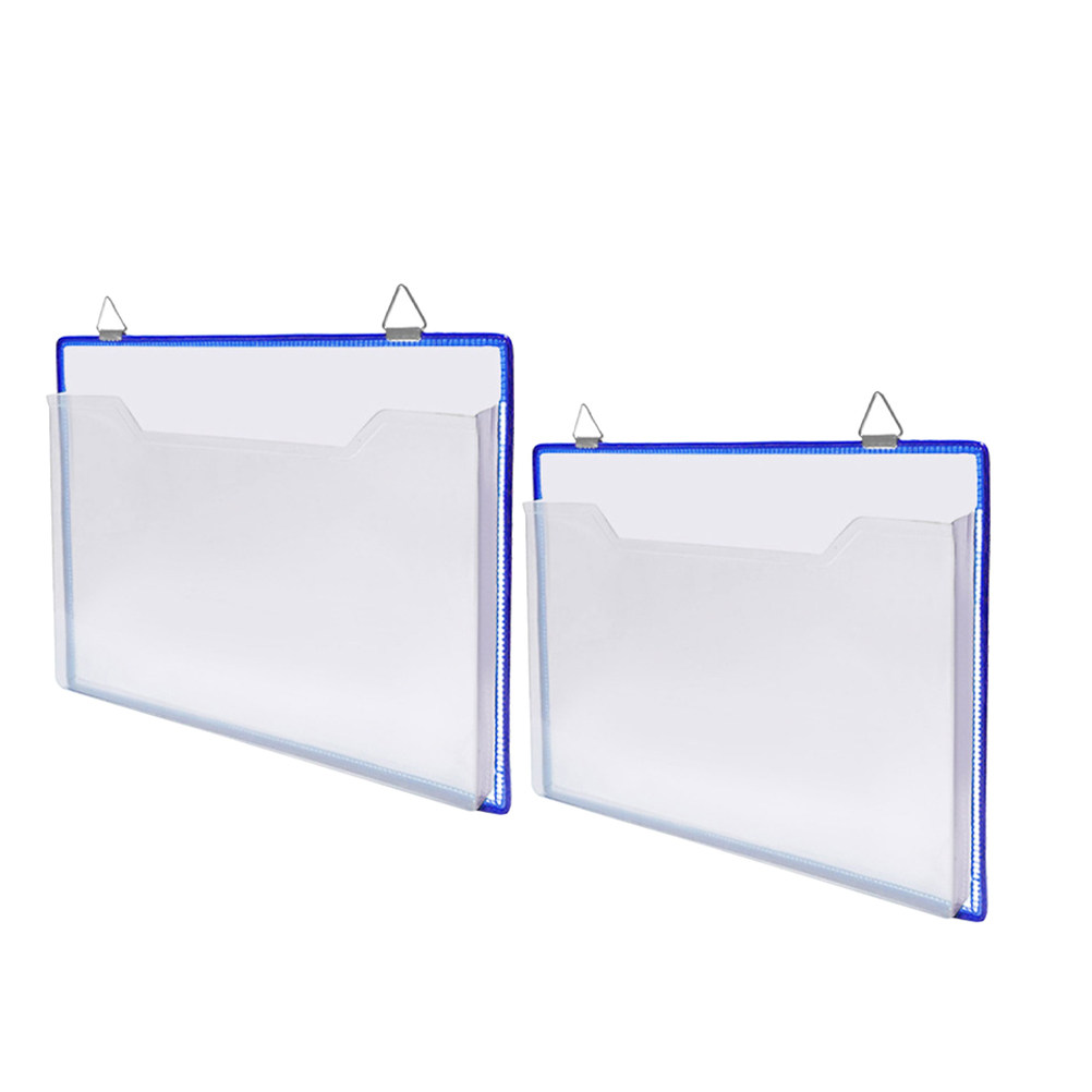 File Folder Hanging - 2 ชิ้น ที่จัดระเบียบแฟ้มเอกสารพลาสติกแบบแขวน สำหรับเก็บเอกสารในสำนักงาน โรงเรียน บ้าน