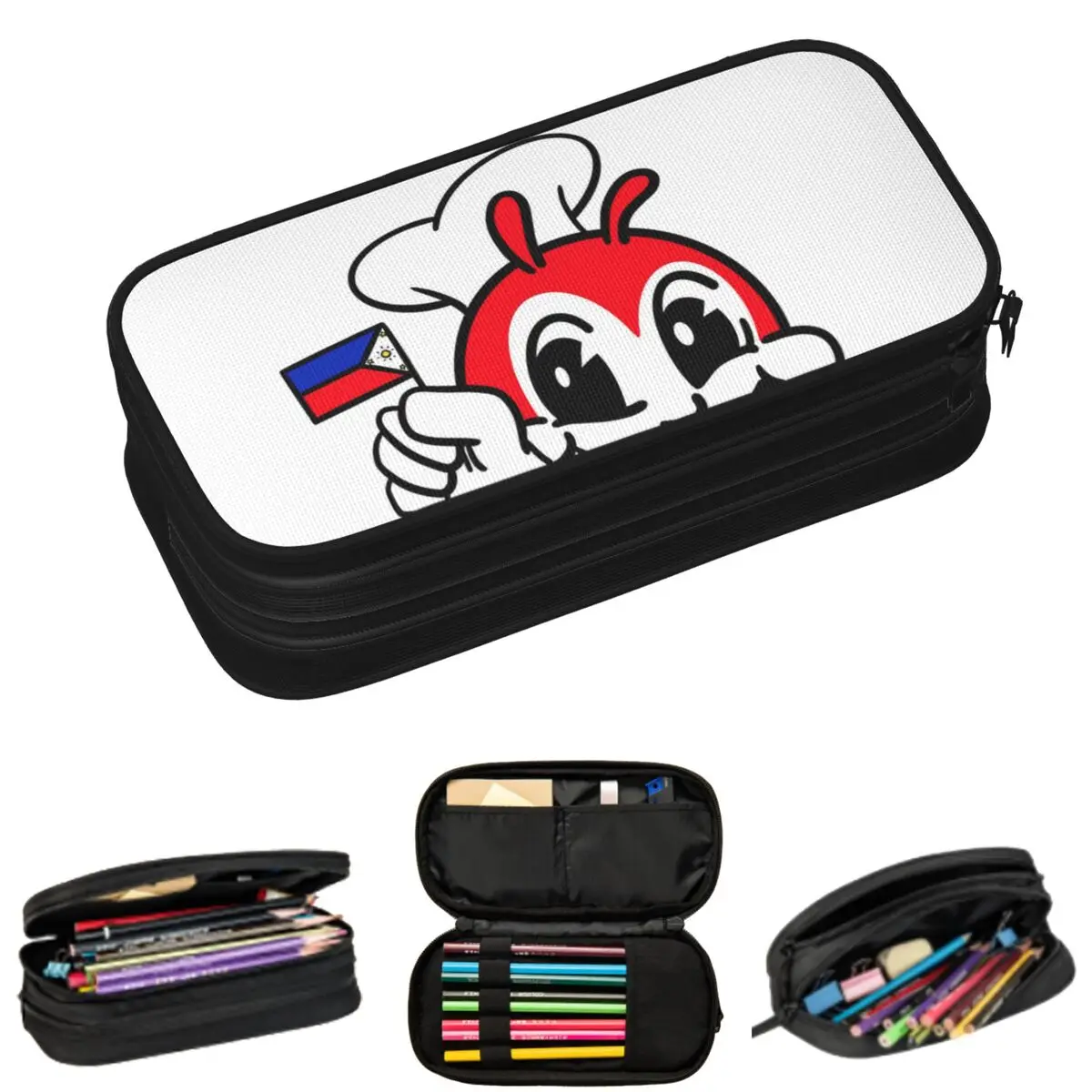 Office Stationery And Supply - JOLLIBEE PEEKING กล่องดินสอสำหรับนักเรียนของขวัญกล่องใส่ปากกากระเป๋าดินสอความจุขนาดใหญ่กระเป๋าใส่ดินสออุปกรณ์เครื่องเขียน