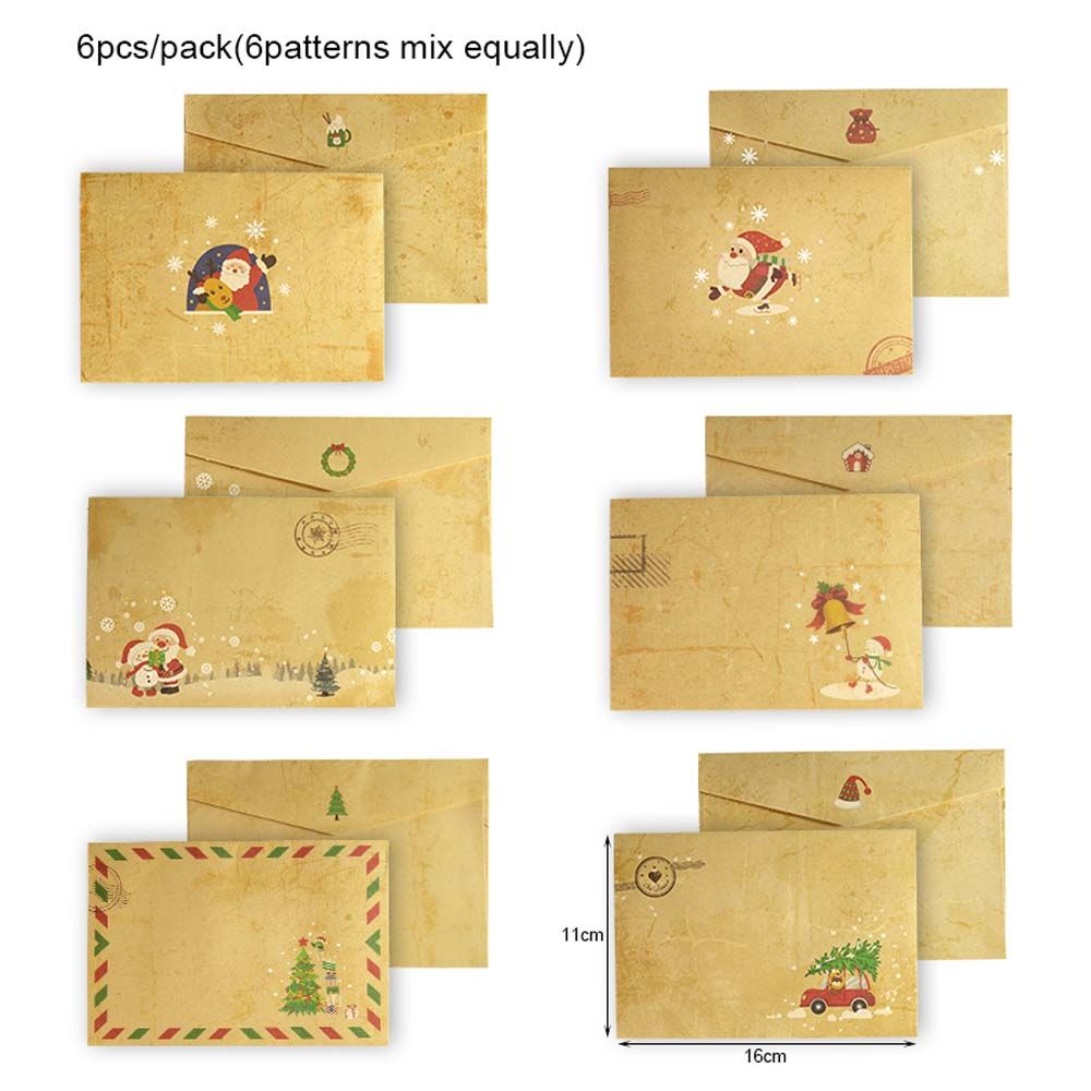 ชุดอุปกรณ์ DIY 6 ชิ้น/ชุด สำหร - Letter Envelope Kraft บทวิจารณ์และราคา