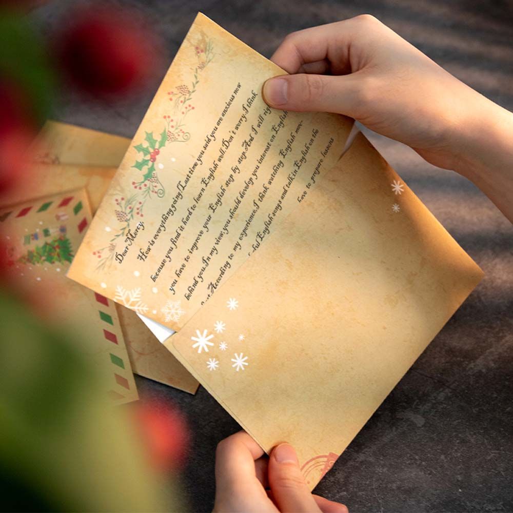 ชุดอุปกรณ์ DIY 6 ชิ้น/ชุด สำหร - Letter Envelope Kraft บทวิจารณ์และราคา