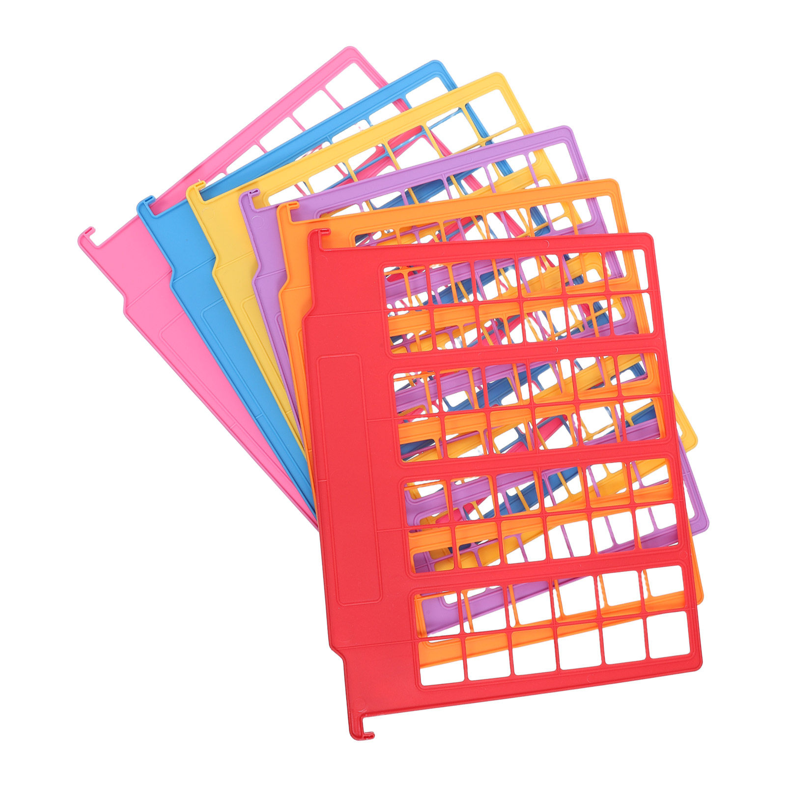 6 ชิ้น แผ่นแบ่งแฟ้มพลาสติกแบบแ - File Folder Hanging บทวิจารณ์และราคา