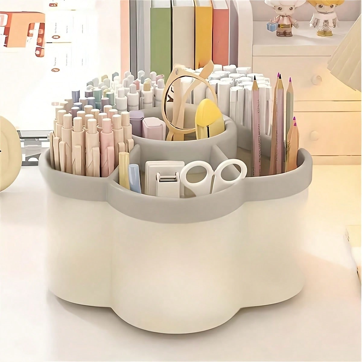 กล่องจัดเก็บของบนโต๊ะหมุนได้ 3 - Ideal Stationery & Office Supply บทวิจารณ์และราคา