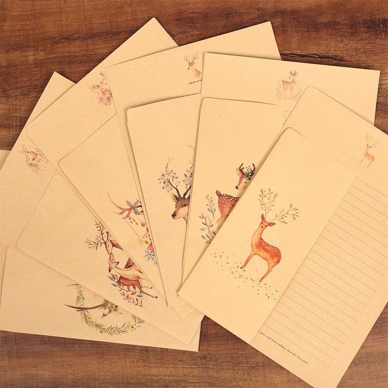 10 ซอง, หัวจดหมาย 10 แผ่น, เส้ - Letter Envelope Kraft บทวิจารณ์และราคา