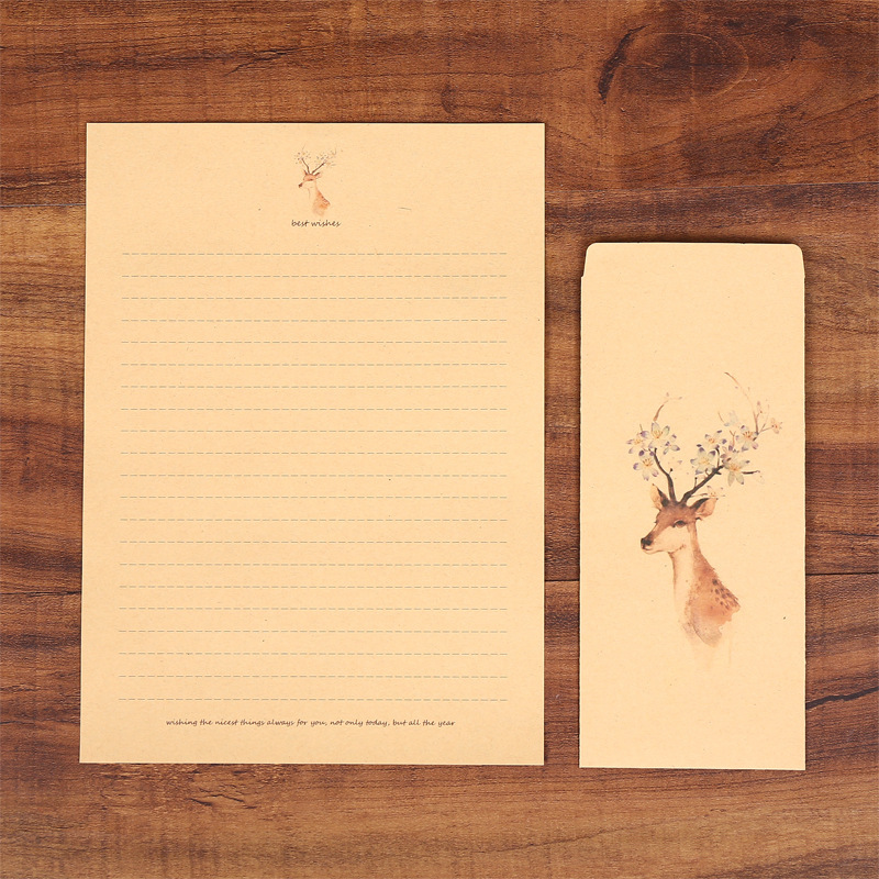 10 ซอง, หัวจดหมาย 10 แผ่น, เส้ - Letter Envelope Kraft บทวิจารณ์และราคา