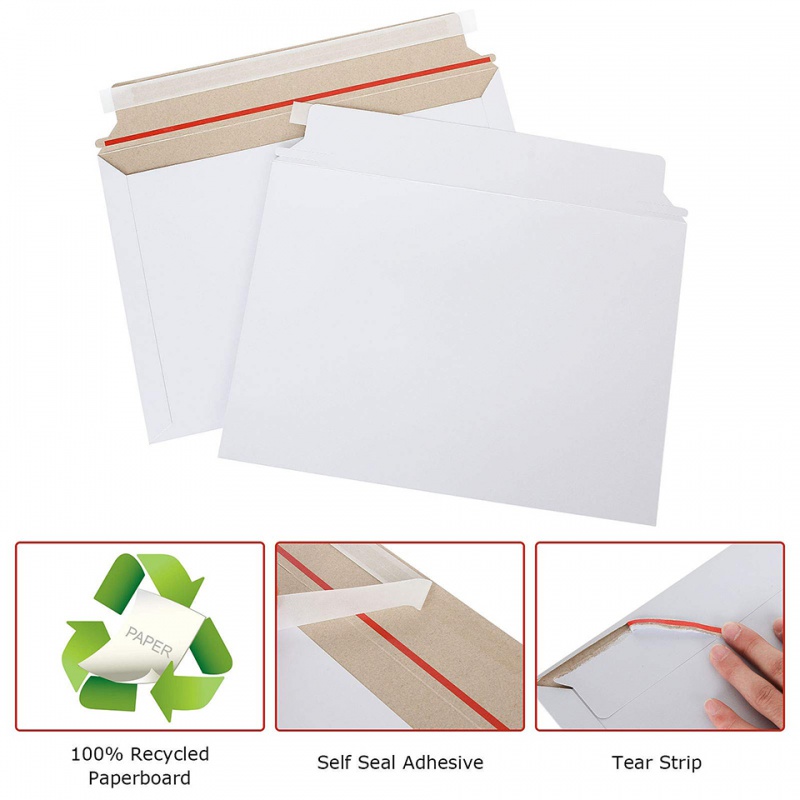 ซองไปรษณีย์สีขาวแบบแข็ง 25 ชิ้ - Letter Envelope Kraft บทวิจารณ์และราคา