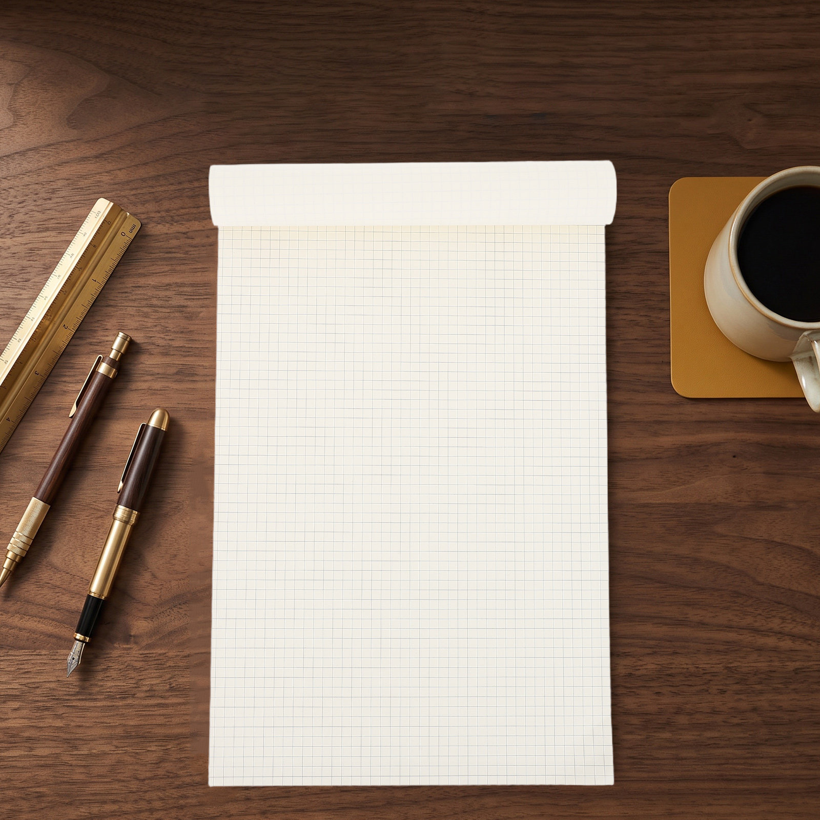 สมุดกระดาษกราฟมีเส้นบรรทัดสี่เ - Graph Paper Pad บทวิจารณ์และราคา