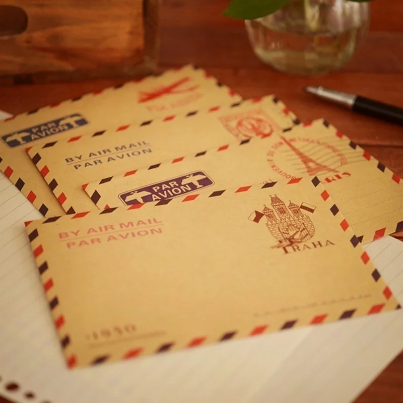 10 ชิ้น ขนาด 9.7*7.5 ซม. ซองจด - Letter Envelope Kraft บทวิจารณ์และราคา