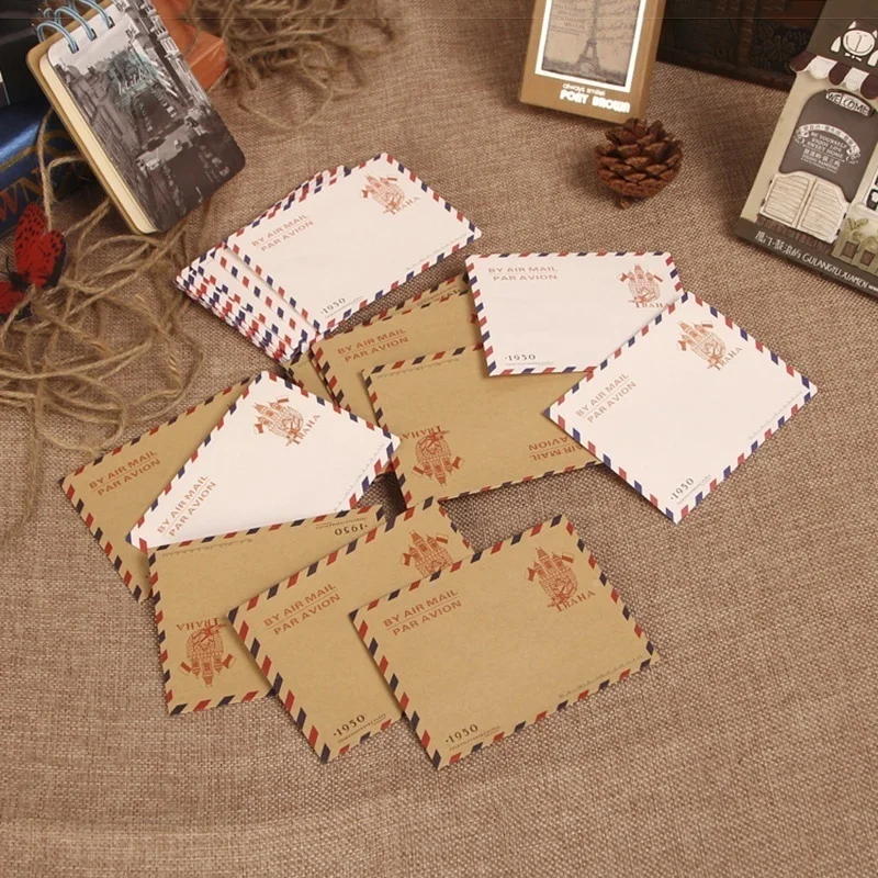 10 ชิ้น ขนาด 9.7*7.5 ซม. ซองจด - Letter Envelope Kraft บทวิจารณ์และราคา