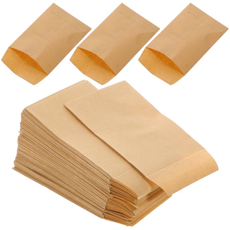 100 ชิ้นคราฟท์ขนาดเล็กเมล็ดซอง - Letter Envelope Kraft บทวิจารณ์และราคา