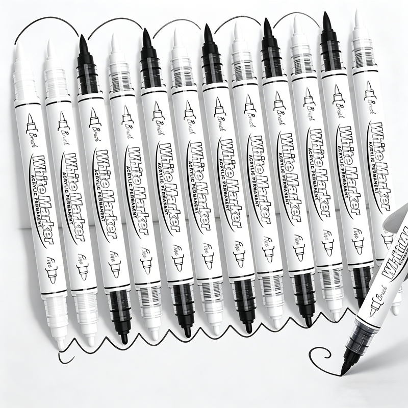 ปากกาเพ้นท์อะคริลิคแบบสองหัว ส - Whiteboard Marker Set บทวิจารณ์และราคา