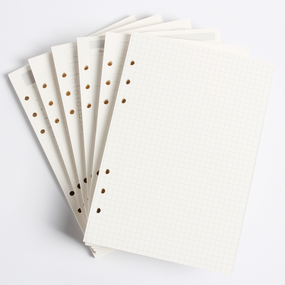คลาสสิก6 Binder Inner กระดาษ C - Notebook Dotted A5 บทวิจารณ์และราคา