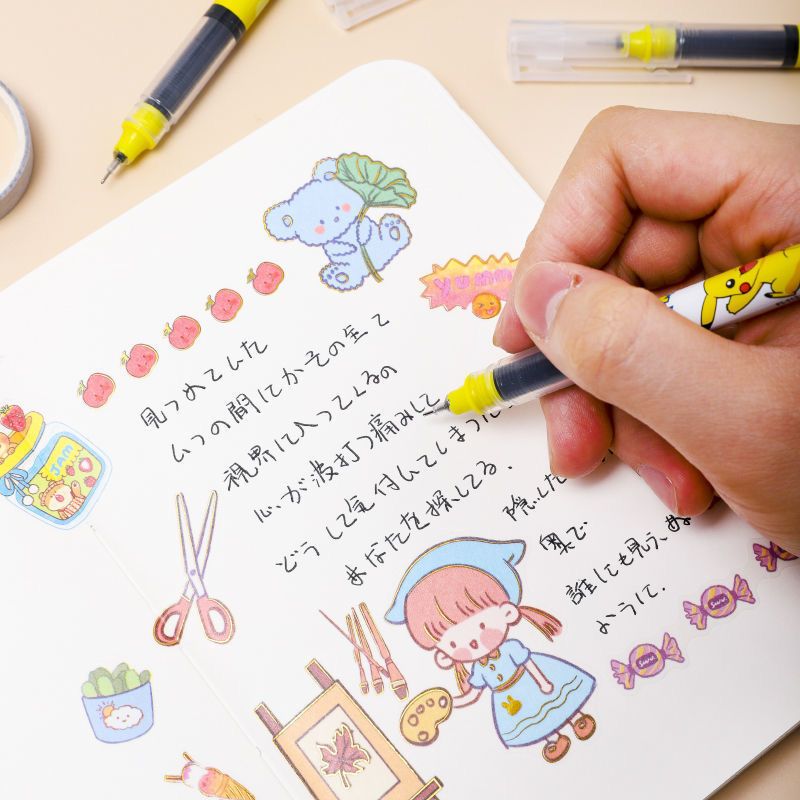 ปากกาโรลออนแห้งเร็วโปเกมอน รุ่ - Fountain Pen Ink บทวิจารณ์และราคา