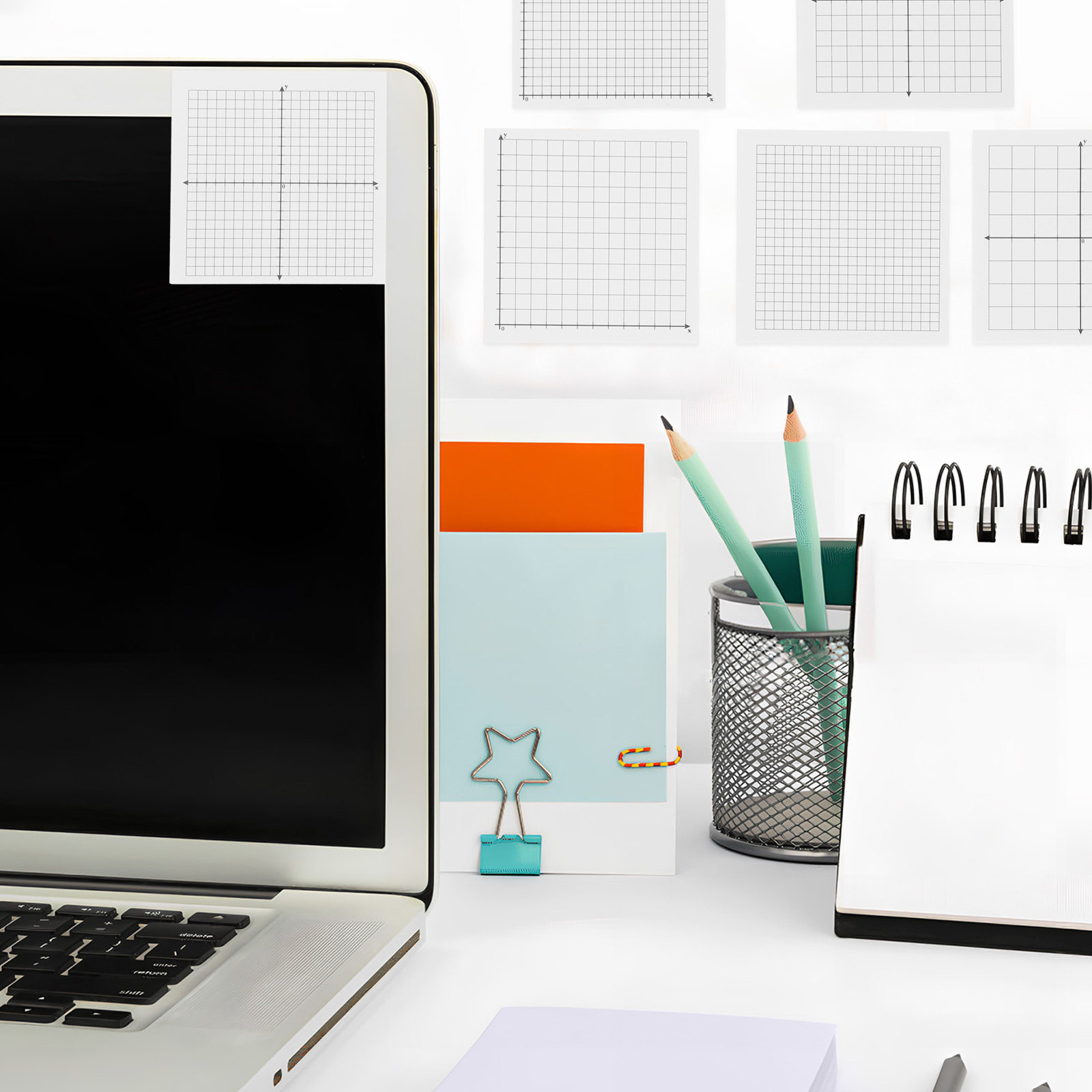 6 ชิ้น แผ่นจดบันทึกแบบมีตาราง  - Graph Paper Pad บทวิจารณ์และราคา