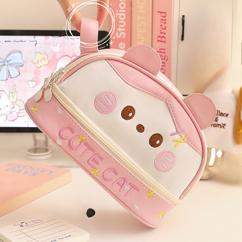 ความจุขนาดใหญ่กระเป๋าดินสอกันน - Pencil Case Large บทวิจารณ์และราคา